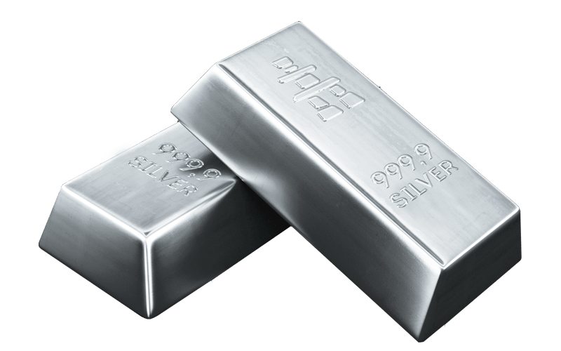 Silver bullion bars